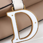 Christian Dior Saddle Bag With Strap Pink